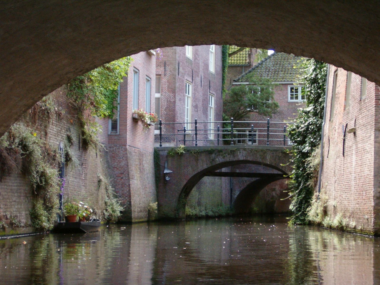 Uitzicht op de Binnendieze in 's-Hertogenbosch